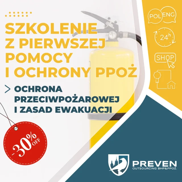 Szkolenia z ochrony przeciwpożarowej PPOŻ i zasad ewakuacji